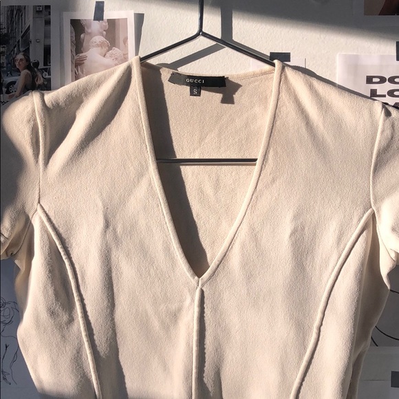 Gucci Stretchy T Shirt Cream - Picture 2 of 4
